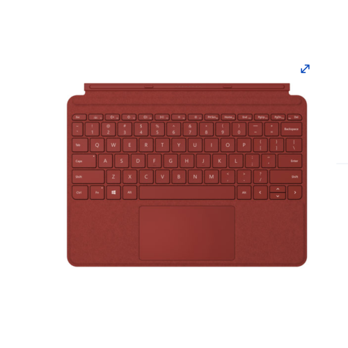 Microsoft Surface Go Type Cover for Surface Go 2/Go - Poppy Red - English -Open Box