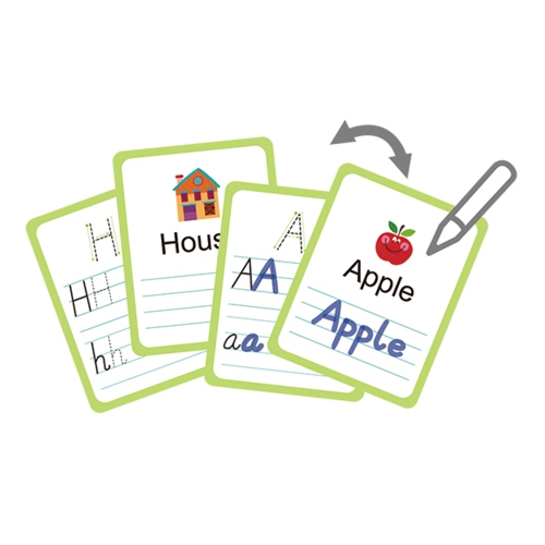 TOOKYLAND Alphabet Learning Magnetic Toy - 151pcs - Spelling and Writing ABC Game with Letter Magnets and Flashcards, for Preschool Kids and Toddlers