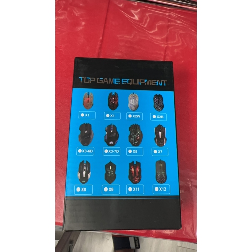 SuperShield 7 Buttons LED Backlight Optical USB Wired Mouse Gaming Mice Windows 7/8/10/XP Mac Gamer Laptop PC Computer