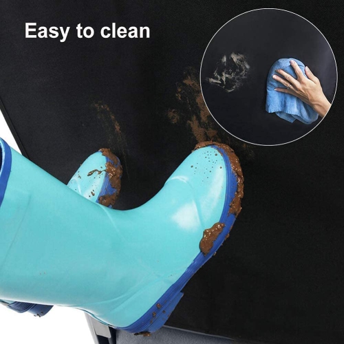 ISTAR Lot de 2 housses de protection de siège arrière pour vos sièges de voiture, SUV, minivan ou camion – Siège arrière de véhicule Accessoires de