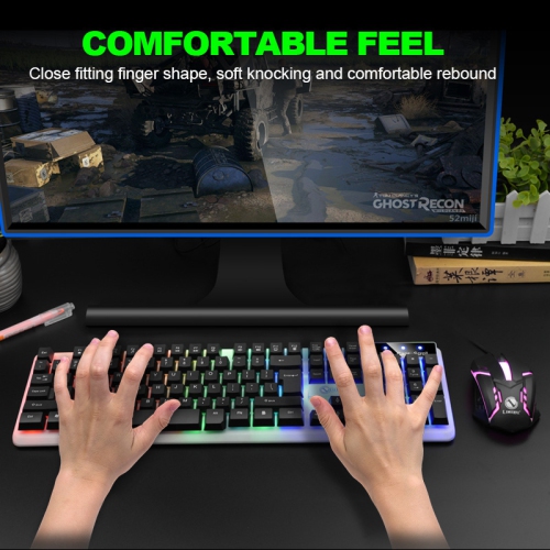 SuperShield Keyboard Mouse Set New GT X350 Glow Suspended Keyboard Mechanical Hand Gaming Mouse