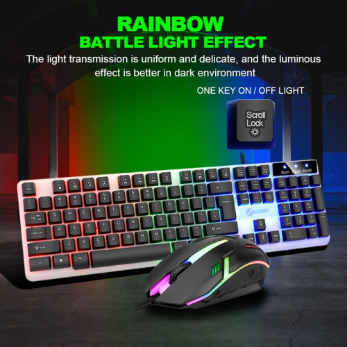 SuperShield Keyboard Mouse Set New GT X350 Glow Suspended Keyboard Mechanical Hand Gaming Mouse