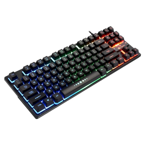SuperShield Gaming keyboard Wired Gaming Kit K87 Wired 87 Keys Mechanical With RGB Light