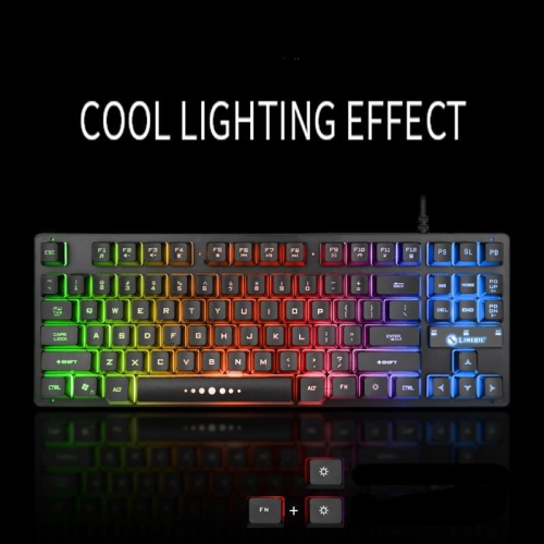 SuperShield Gaming keyboard Wired Gaming Kit K87 Wired 87 Keys Mechanical With RGB Light