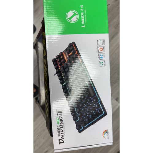 SuperShield Gaming keyboard Wired Gaming Kit K87 Wired 87 Keys Mechanical With RGB Light