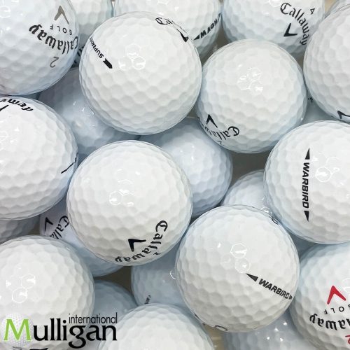 MULLIGAN GOLF BALLS  48 Callaway 5A Recycled Used Golf Balls In White