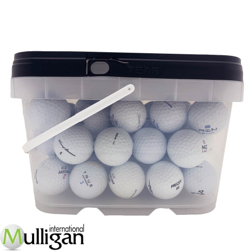 MULLIGAN GOLF BALLS  50 Mixed Aaa Recycled Used Golf Balls In White