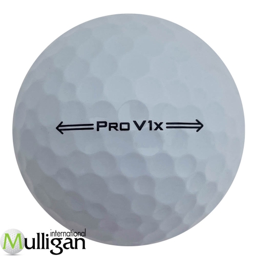 Mulligan Golf Balls 48 White Titleist Pro V1x 2022 5A Recycled Used Golf Balls