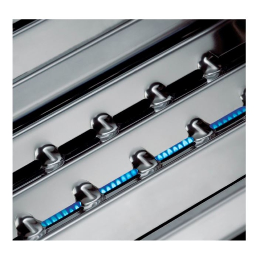 Broil King Baron S590 PRO IR 5-Burner 50,000 BTU Natural Gas Grill with Infrared Side Burner and Rotisserie