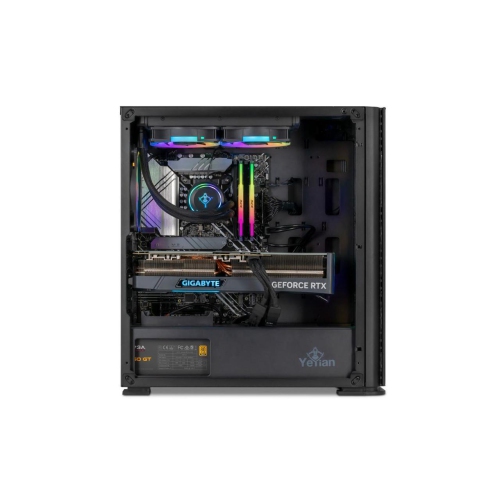 YEYIAN Yari II 27F0B-47T1U High-Performance Gaming PC Desktop INTEL Core i7 12700F 2.1GHz, NVIDIA RTX 4070 Ti,1TB NVME SSD, 16GB DDR4 RAM 3200, 850W GOLD PSU, 240mm AIO, AC Wi-Fi