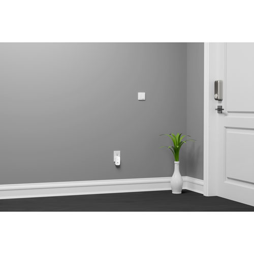 Alfred DB2S Bluetooth Smart Lock Bundle with Wi-Fi Bridge & Key - Satin Nickel - Only at Best Buy