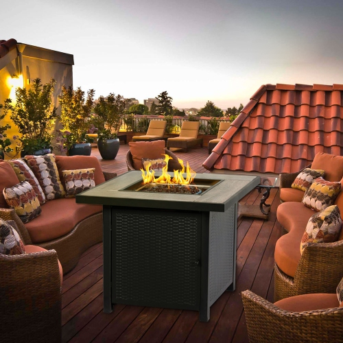 30” Gas Fire Pit Table