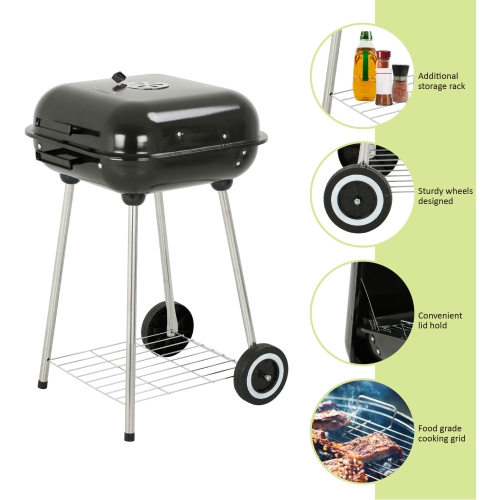 18” Square Charcoal Grill
