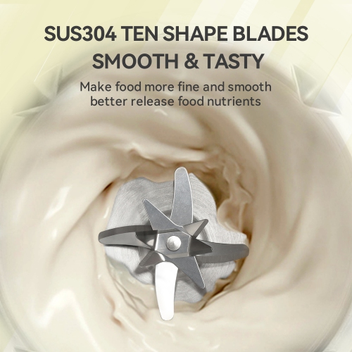 ByOrient – machine multifonctionnelle de NutMilk pour préparer du lait d’amande maison, du lait de soya, du lait d’avoine, du lait de noix de cajou,