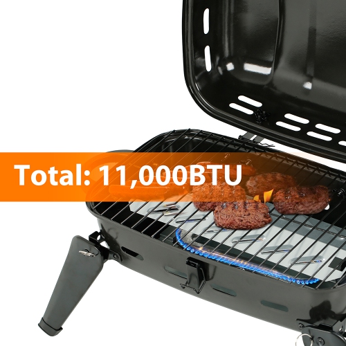 17 in. Portable Propane Grill