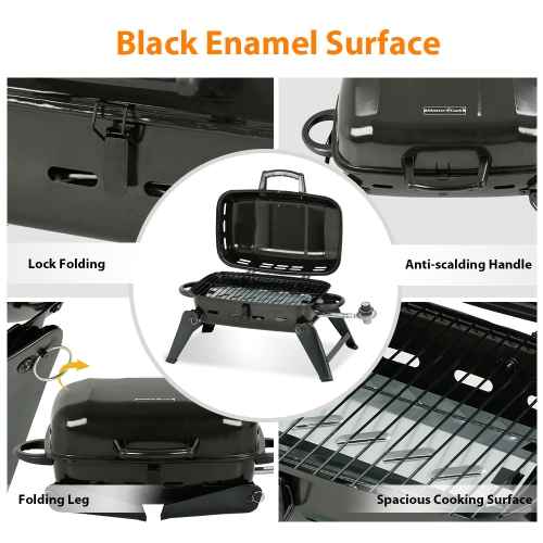 17 in. Portable Propane Grill