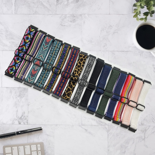 20mm Stretchy Bands Compatible with Samsung Galaxy Watch 5/4 40mm 44mm/Watch 5 Pro 45mm/Watch 4 Classic 42mm 46mm, Nylon Strap for Galaxy Active 2 40