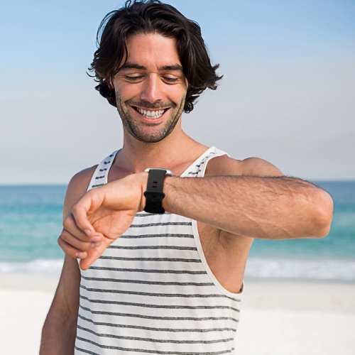 6 bracelets compatibles avec les bracelets Sense et Versa 3 de Fitbit pour femmes, bracelets sport souples classiques en TPUR pour Versa 4/Sense