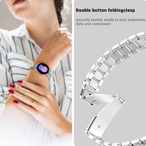 Bracelet Proguard Galaxy Watch 5 40 mm/44 mm/45 mm Pro et bracelet Galaxy Watch 4 40 mm/44 mm/Watch 4 Classic 42 mm/46 mm inox bracelet métal 20 mm