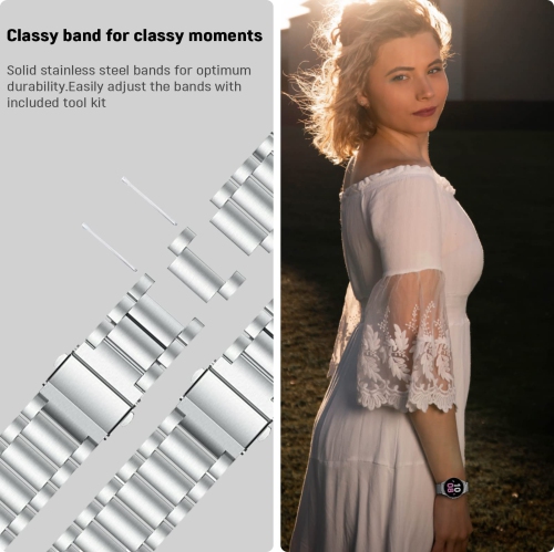 Bracelet Proguard Galaxy Watch 5 40 mm/44 mm/45 mm Pro et bracelet Galaxy Watch 4 40 mm/44 mm/Watch 4 Classic 42 mm/46 mm inox bracelet métal 20 mm