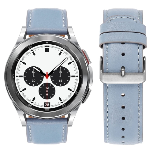 Tasikar 20mm Leather Bands Compatible with Samsung Galaxy Watch 4/Watch 5/Watch 5 Pro Band, Premium Genuine Leather Replacement Bracelet Strap