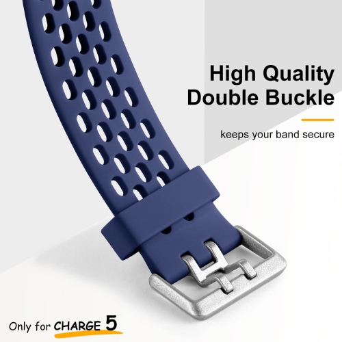 Bracelets rechange pour femmes, bracelet respirant et étanche charge 5 Fitbit pour accessoires moniteur d’activité charge 5, paq. 3