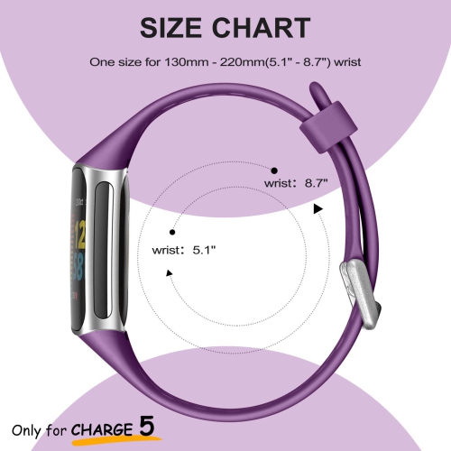 Bracelets rechange pour femmes, bracelet respirant et étanche charge 5 Fitbit pour accessoires moniteur d’activité charge 5, paq. 3
