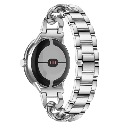 INGIDO compatible avec bracelet métal pour Pixel Watch de Google, bracelet métal inox pour Pixel Watch, bracelet ajustable élégant pour Pixel Watch