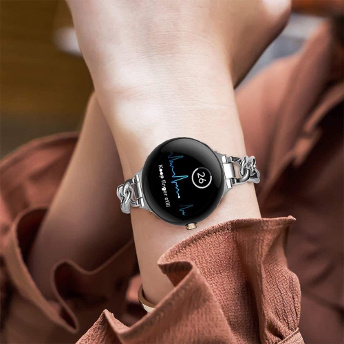 INGIDO compatible avec bracelet métal pour Pixel Watch de Google, bracelet métal inox pour Pixel Watch, bracelet ajustable élégant pour Pixel Watch