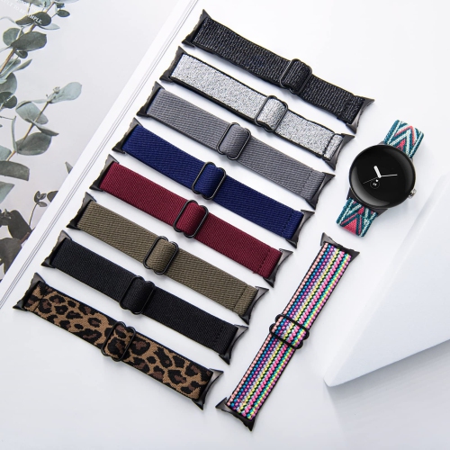 2 bracelets élastiques sport élastiques doux tissés compatibles avec le bracelet Google Pixel pour femmes remplacement bracelet montre Google Pixel