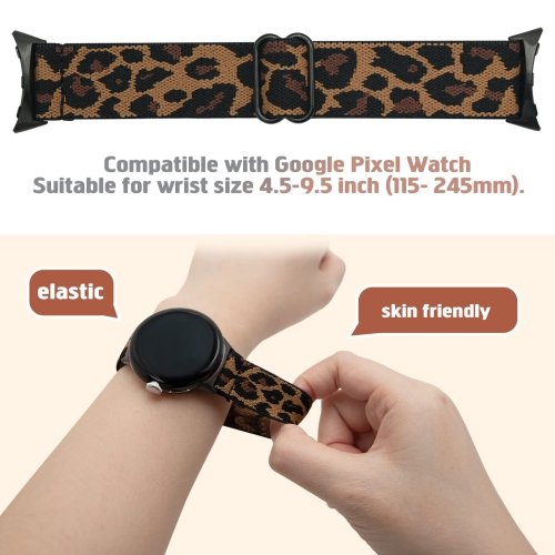 2 bracelets élastiques sport élastiques doux tissés compatibles avec le bracelet Google Pixel pour femmes remplacement bracelet montre Google Pixel