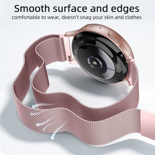 JKD Metal Band Compatible with Samsung Active 2 Watch Band/Galaxy Watch 4 Band 40mm 44mm, Galaxy Watch 3 Band 41mm/Galaxy Watch Band 42mm, 20mm