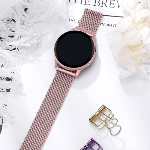 JKD Metal Band Compatible with Samsung Active 2 Watch Band/Galaxy Watch 4 Band 40mm 44mm, Galaxy Watch 3 Band 41mm/Galaxy Watch Band 42mm, 20mm