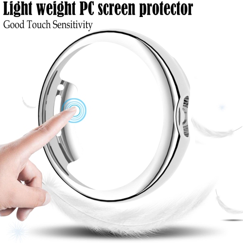 BESIOFO Compatible for Google Pixel Watch Bands with Screen Protector Case,Stainless Steel Mesh Sport Milanese Loop Adjustable No Gap Bracelet for