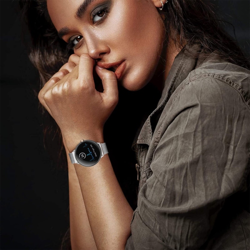 BESIOFO Compatible for Google Pixel Watch Bands with Screen Protector Case,Stainless Steel Mesh Sport Milanese Loop Adjustable No Gap Bracelet for