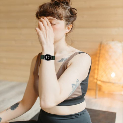 20mm Stretchy Bands Compatible with Samsung Galaxy Watch 5/4 40mm 44mm/Watch 5 Pro 45mm/Watch 4 Classic 42mm 46mm, Nylon Strap for Galaxy Active 2 40