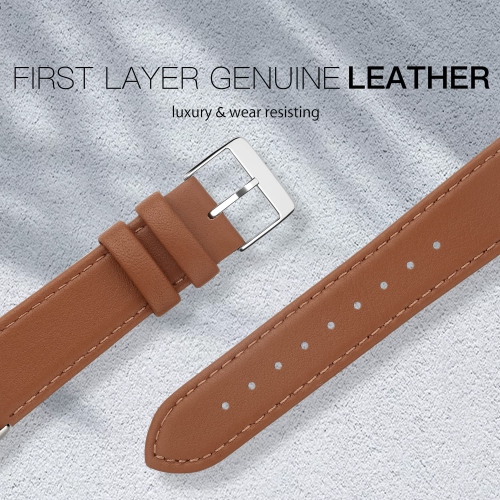 Bracelet cuir véritable compatible avec les bracelets charge 5 de Fitbit pour femmes, bracelet sport cuir véritable respirant souple pour Tracke