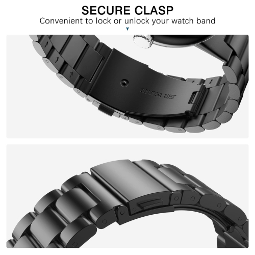 MoKo – Bracelet en métal compatible avec la montre intelligente Pixel de Google, bracelets de rechange acier inox. Avec outil de retrait de lien pour