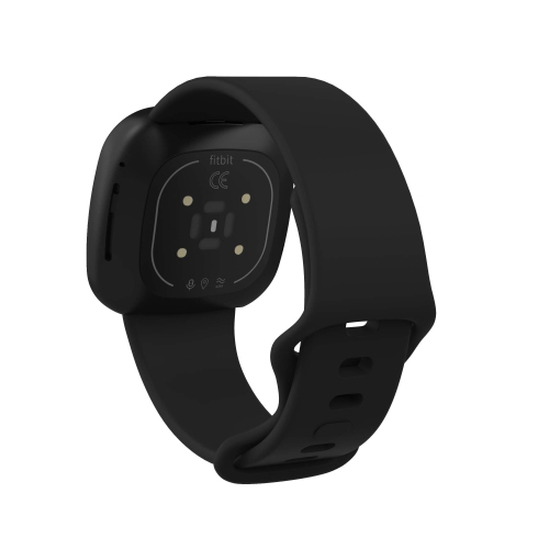 Fitbit Versa 4/Versa 3/Sense 2/Sense Bands femmes, Bracelet silicone souple classique lustré, bracelet sport résistant à la sueur pour montre