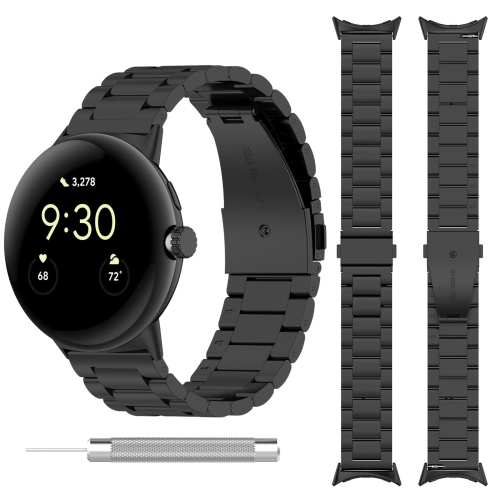 Compatible with Google Pixel Watch Band, Stainless Steel Sport Replacement Strap Bracelet Band for Google Pixel Watch