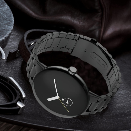 Compatible with Google Pixel Watch Band, Stainless Steel Sport Replacement Strap Bracelet Band for Google Pixel Watch