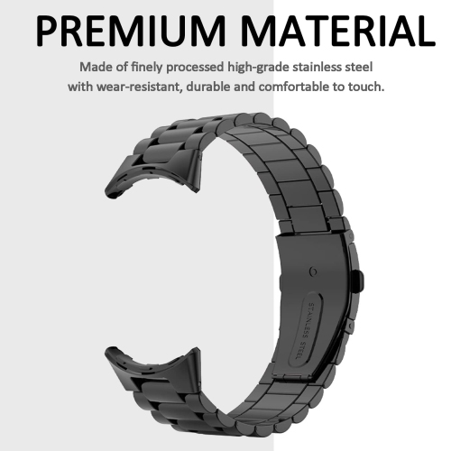 Miimall compatible avec le bracelet en métal pour montre Pixel de Google, bracelet en acier inoxydable sans écart pour montre Pixel 2022 de Google