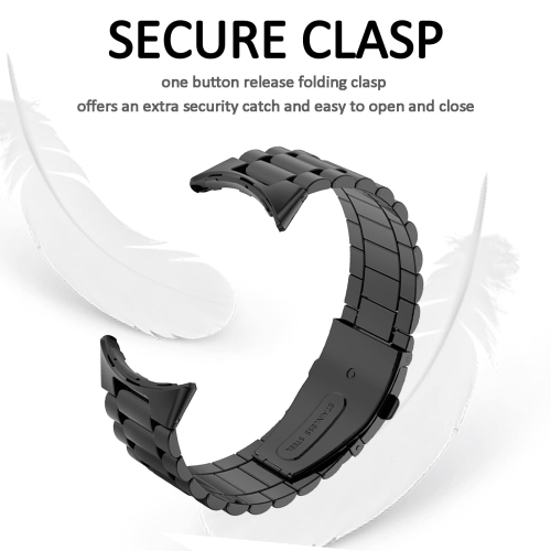 Miimall compatible avec le bracelet en métal pour montre Pixel de Google, bracelet en acier inoxydable sans écart pour montre Pixel 2022 de Google