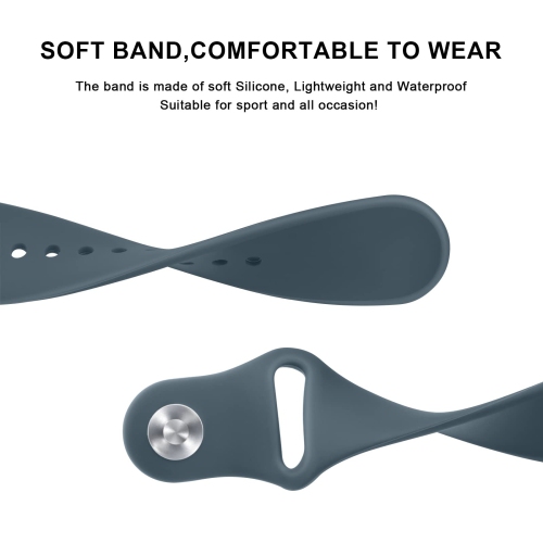 4 Pack Bands for Fitbit Versa 2 / Fitbit Versa / Fitbit Versa SE / Fitbit Versa Lite Bands for Women Men, Soft Silicone Sport Strap Replacement Bands