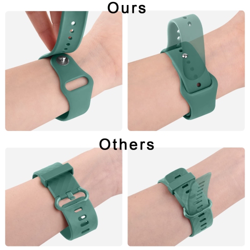 4 Pack Bands for Fitbit Versa 2 / Fitbit Versa / Fitbit Versa SE / Fitbit Versa Lite Bands for Women Men, Soft Silicone Sport Strap Replacement Bands