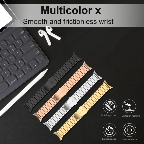 Compatible avec le bracelet de montre Pixel de Google et le bracelet sport en acier inoxydable pour la montre Pixel de Google