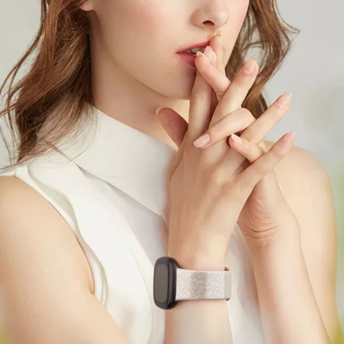 4 bracelets sport compatibles avec les bracelets Versa 3 et Sense de Fitbit, bracelets de rechange silicone souple classique pour montre intelligente