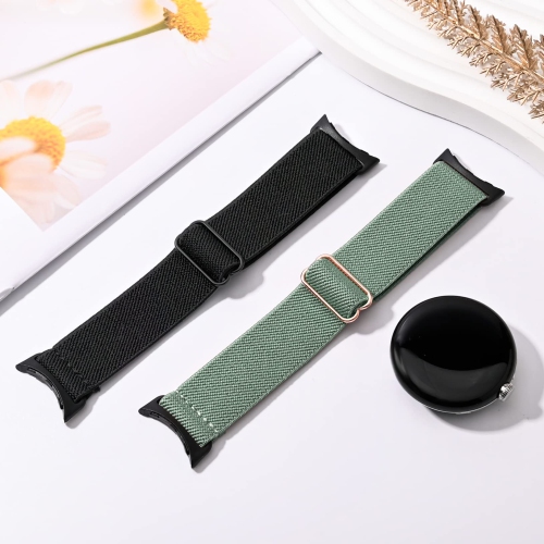 2 bracelets élastiques sport élastiques doux tissés compatibles avec le bracelet Google Pixel pour femmes remplacement bracelet montre Google Pixel