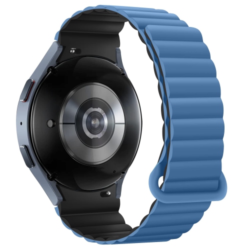 Bracelets HITZEE compatibles avec les bracelets Galaxy Watch 4 40 mm Galaxy Watch 5 de Samsung, bracelet sport à boucle magnétique 20 mm en silicone