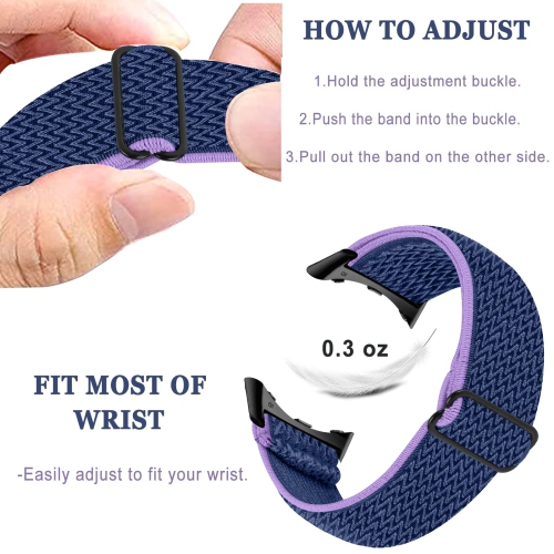 Bracelet nylon élastique de NINKI pour montre Pixel de Google, hommes, bracelet sport souple et respirant, bracelet tissé pour bracelet Pixel de